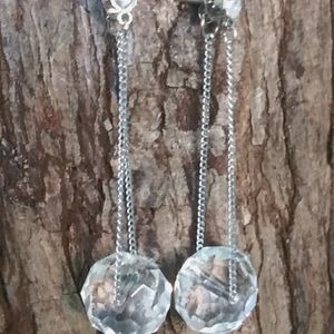 Crystal Ball Earrings (Nickel-free)